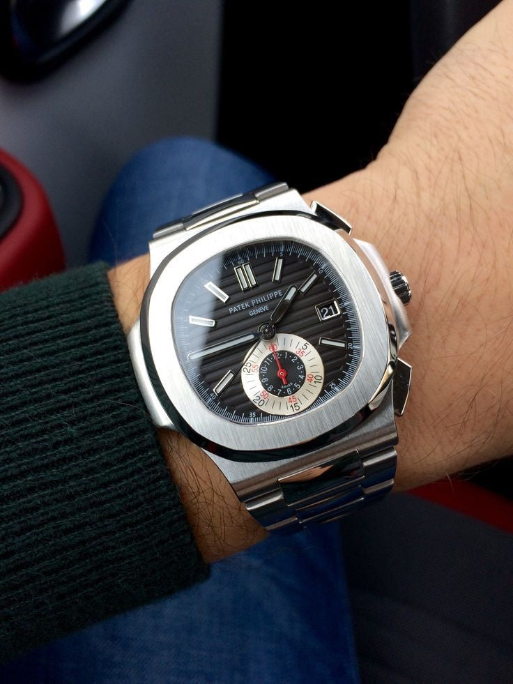 Patek Philippe DualTime Complication – Black Dial Steel Edition