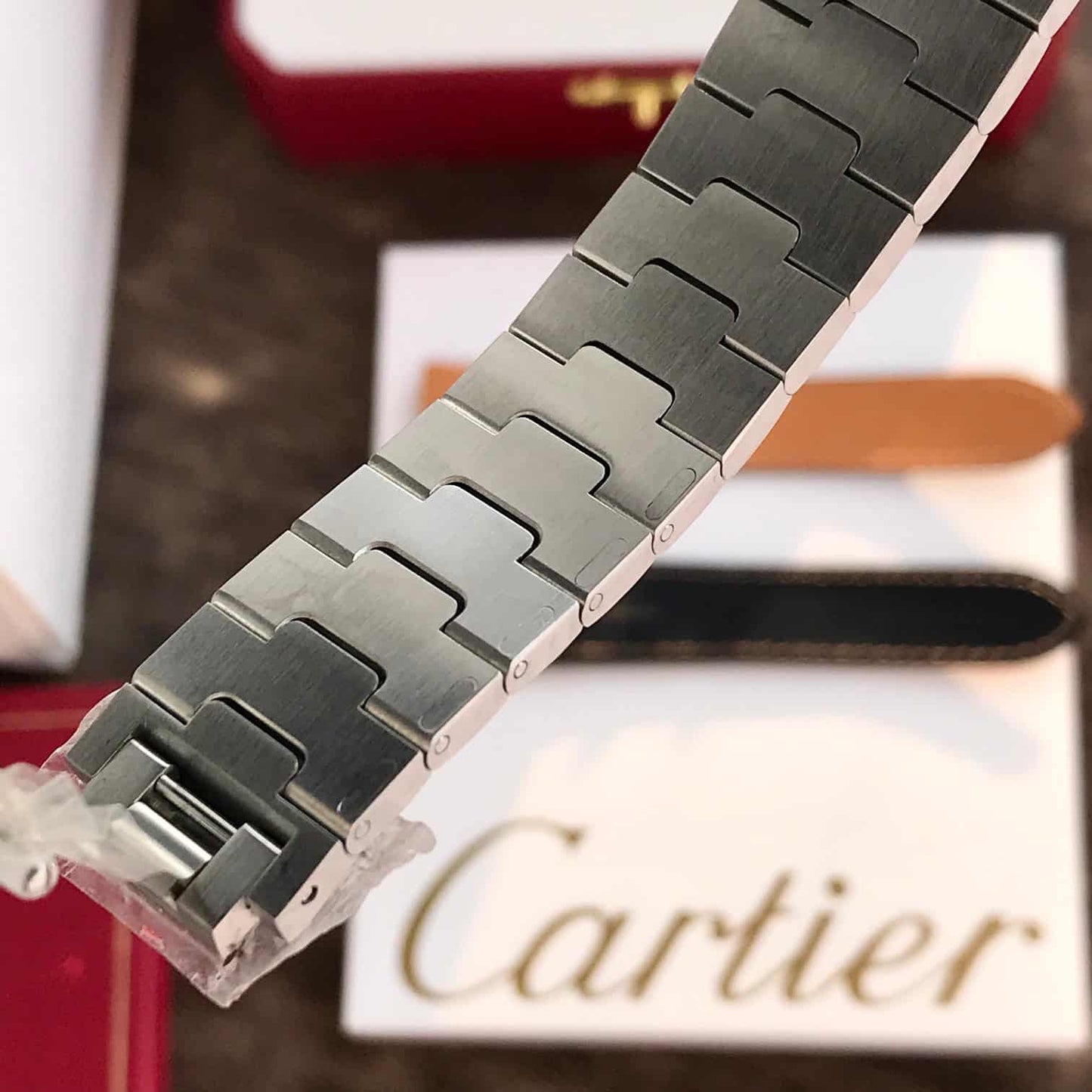 Cartier Santos Bleu – Automatic Steel Icon