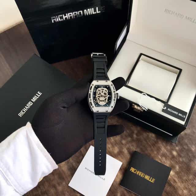 Richard Mille RM052 Skull White Diamond Semi ETA Machinery