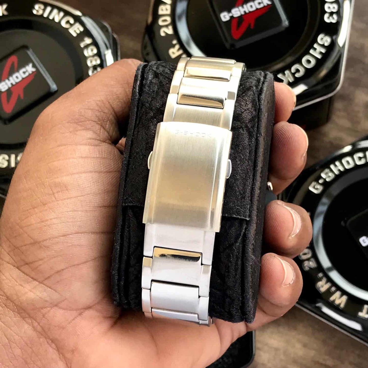 Casio Gshock G-Steel GST-B400 Stainless Steel Green Dial Men’s Watch