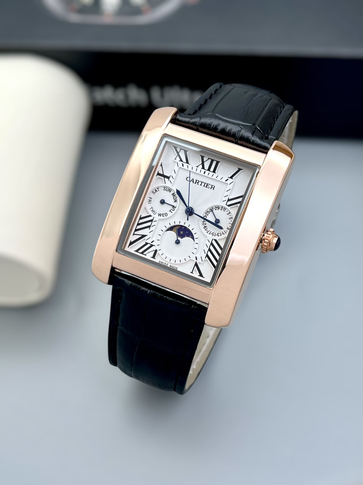 Cartier Tank Moonphase Multi-Function Watch