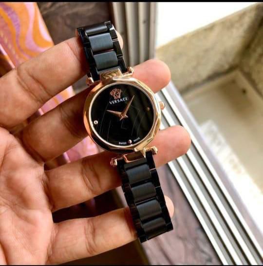 Luxury Versace Swiss Made Rose Gold Women's Watch