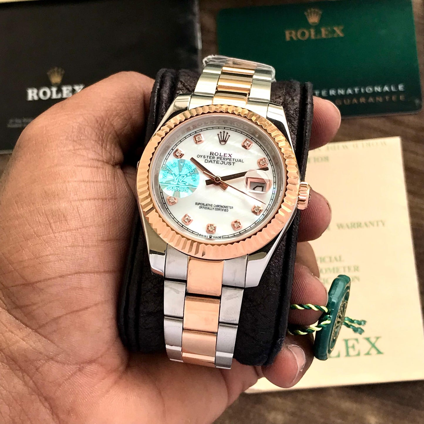 Rolex Date Just 41 Stainless Steel Japanese Automatic Mens Watch