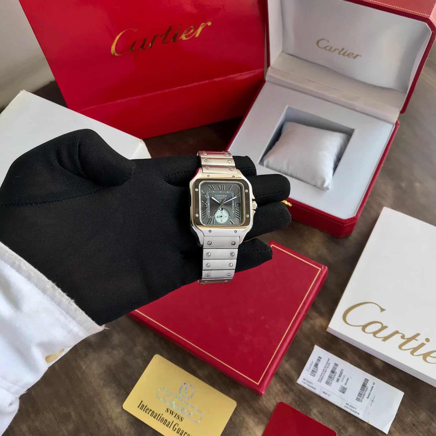Cartier Santos Galant – Automatic Steel Elegance