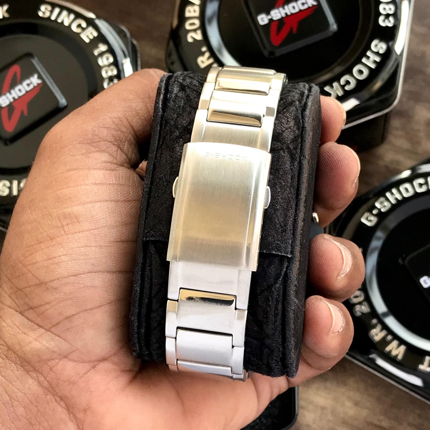 Casio Gshock G-Steel GST-B400 Stainless Steel Grey Dial Men’s Watch