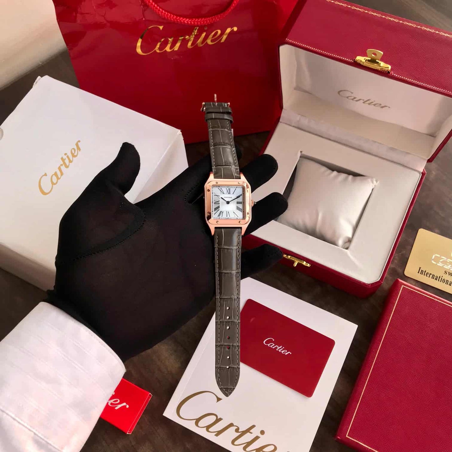 Cartier Santos-Dumont Elegance – Rose Gold Edition