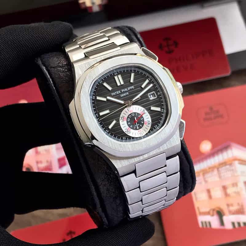 Patek Philippe DualTime Complication – Black Dial Steel Edition