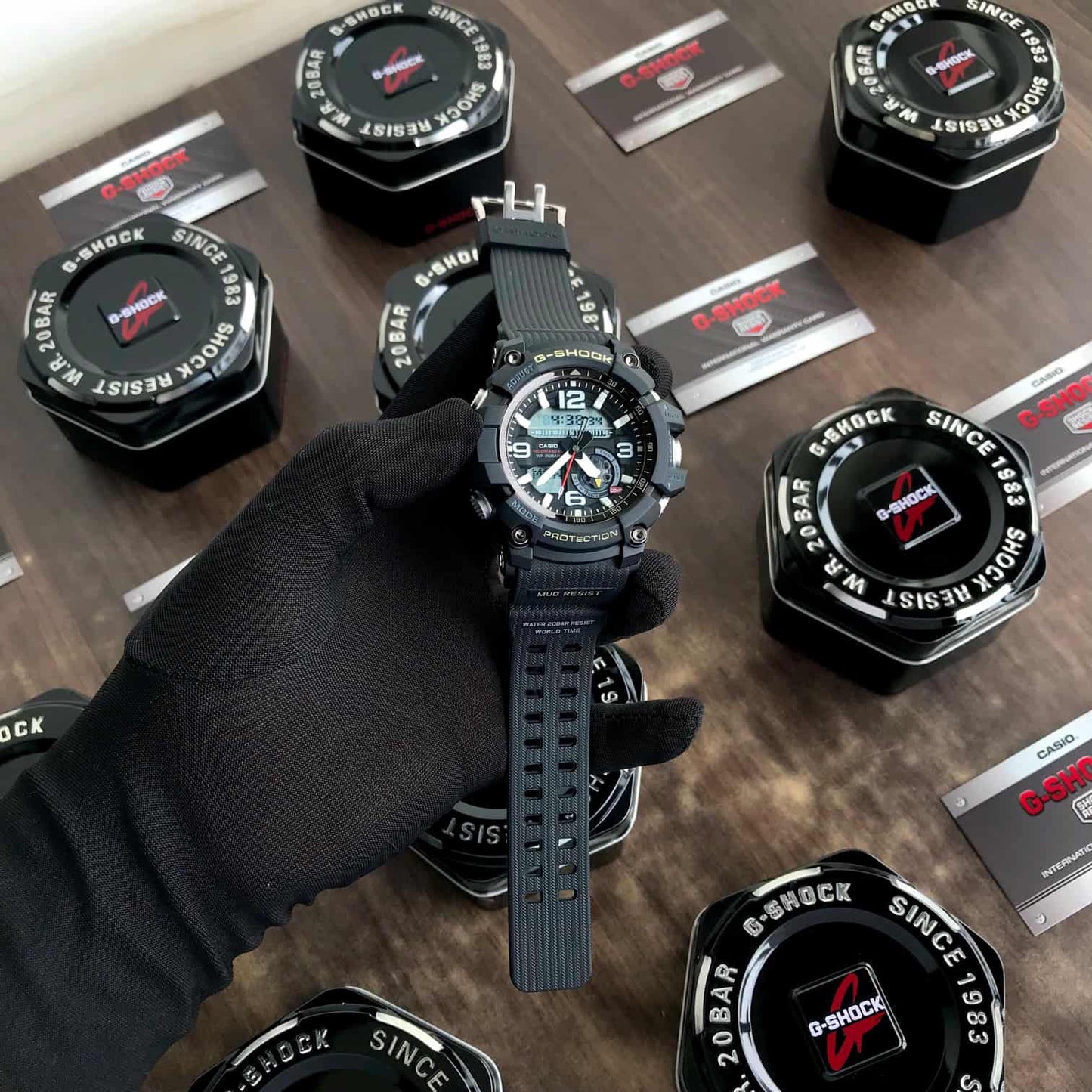 Casio G-Shock Mudmaster GG-1000-1ADR Black Analog-Digital Dial Black Resin Strap Men’s Watch G660