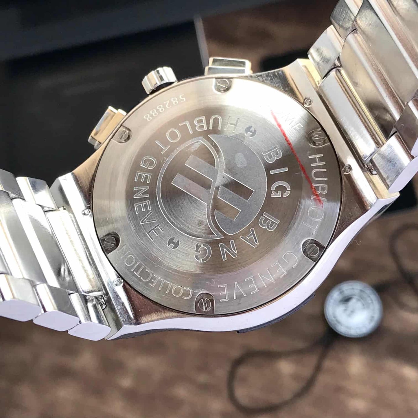 Hublot Big Bang – Full Diamond Chronograph | Rose Gold Bracelet | Men's Luxury Watch