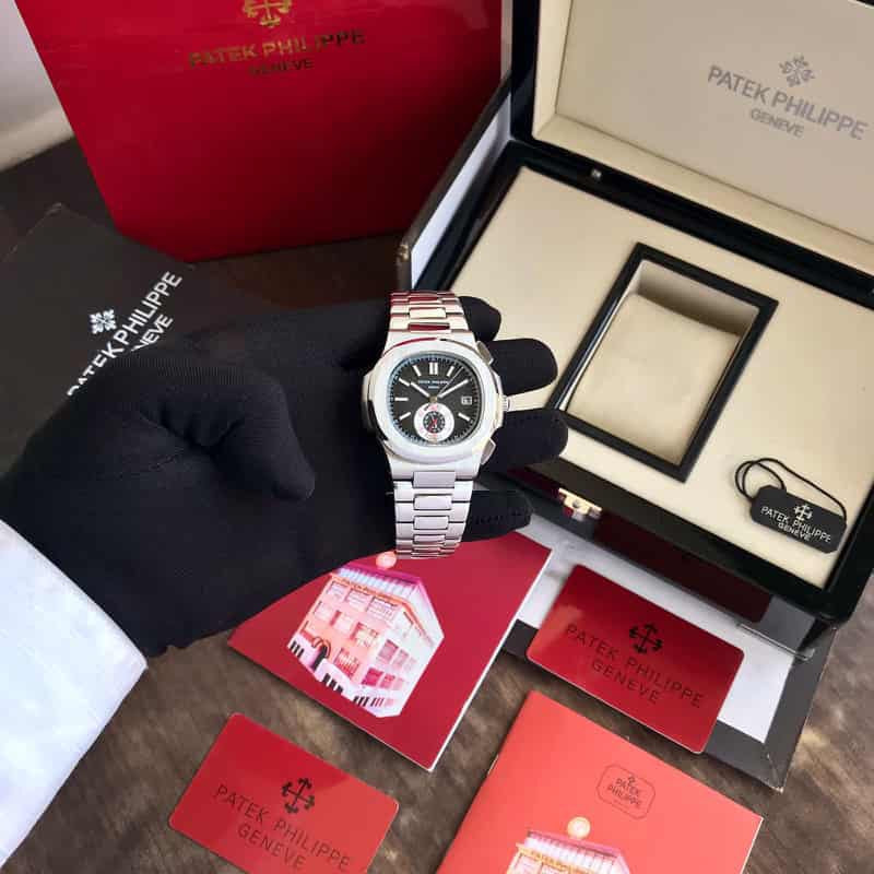 Patek Philippe DualTime Complication – Black Dial Steel Edition