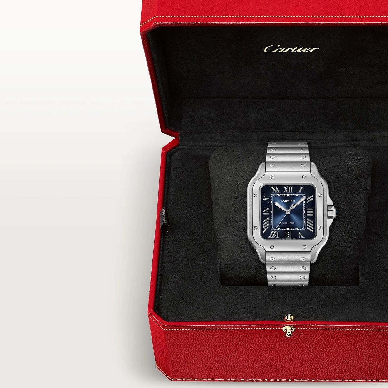 Cartier Santos Bleu – Automatic Steel Icon