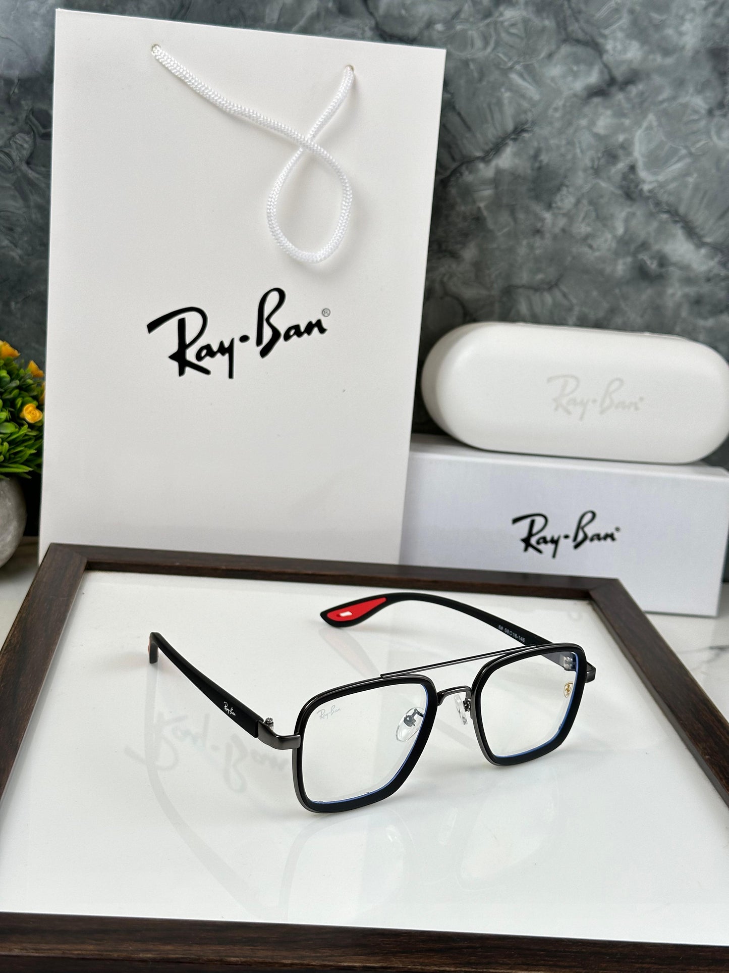Ray-Ban Eyeglasses Frame | Premium Metal & Acetate Design
