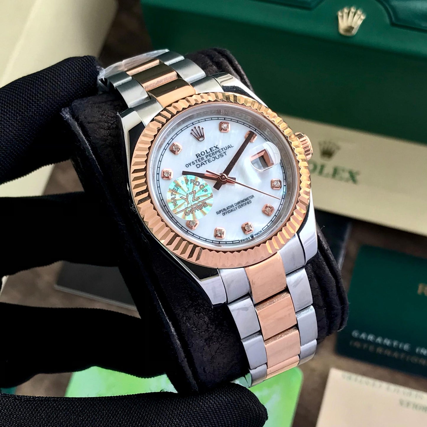 Rolex Date Just 41 Stainless Steel Japanese Automatic Mens Watch