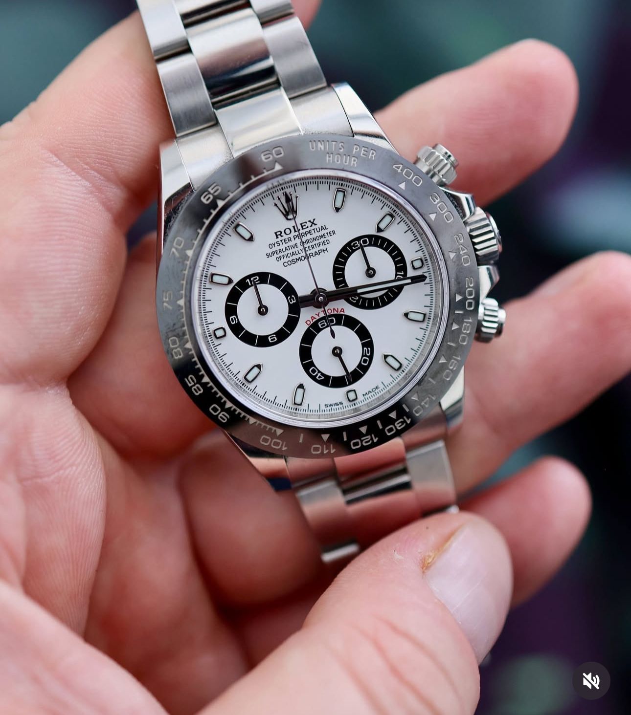 Rolex Cosmograph Daytona – White Dial Steel Chronograph