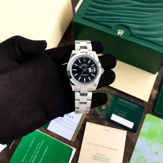 Rolex Daytona Date Just 41 Stainless Steel Silver Black Dial Automatic Master Quality Mens Watch