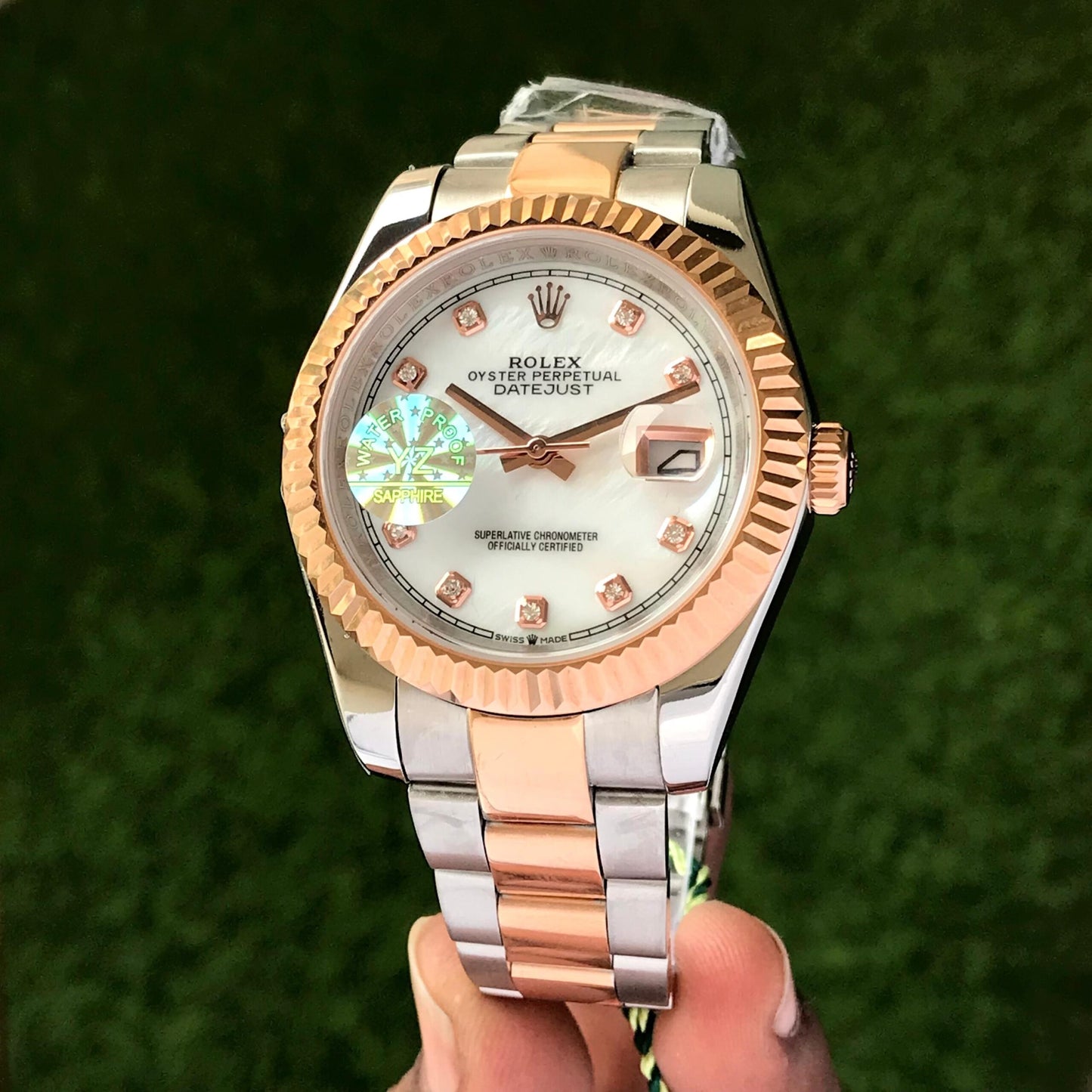Rolex Date Just 41 Stainless Steel Japanese Automatic Mens Watch