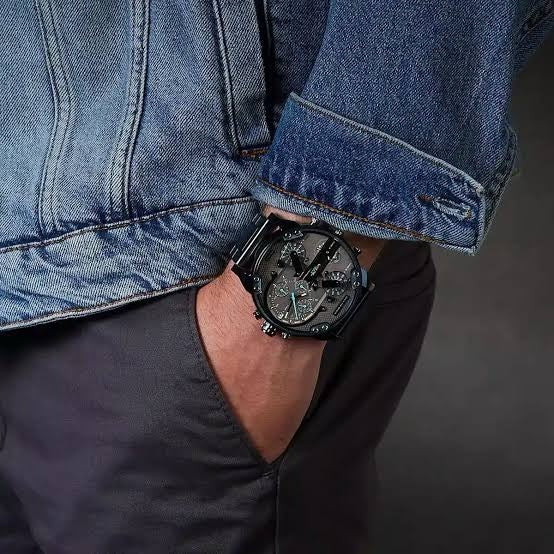 Diesel Mr. Daddy 2.0 BlueTitan – Quad Time Zone Chrono Edition