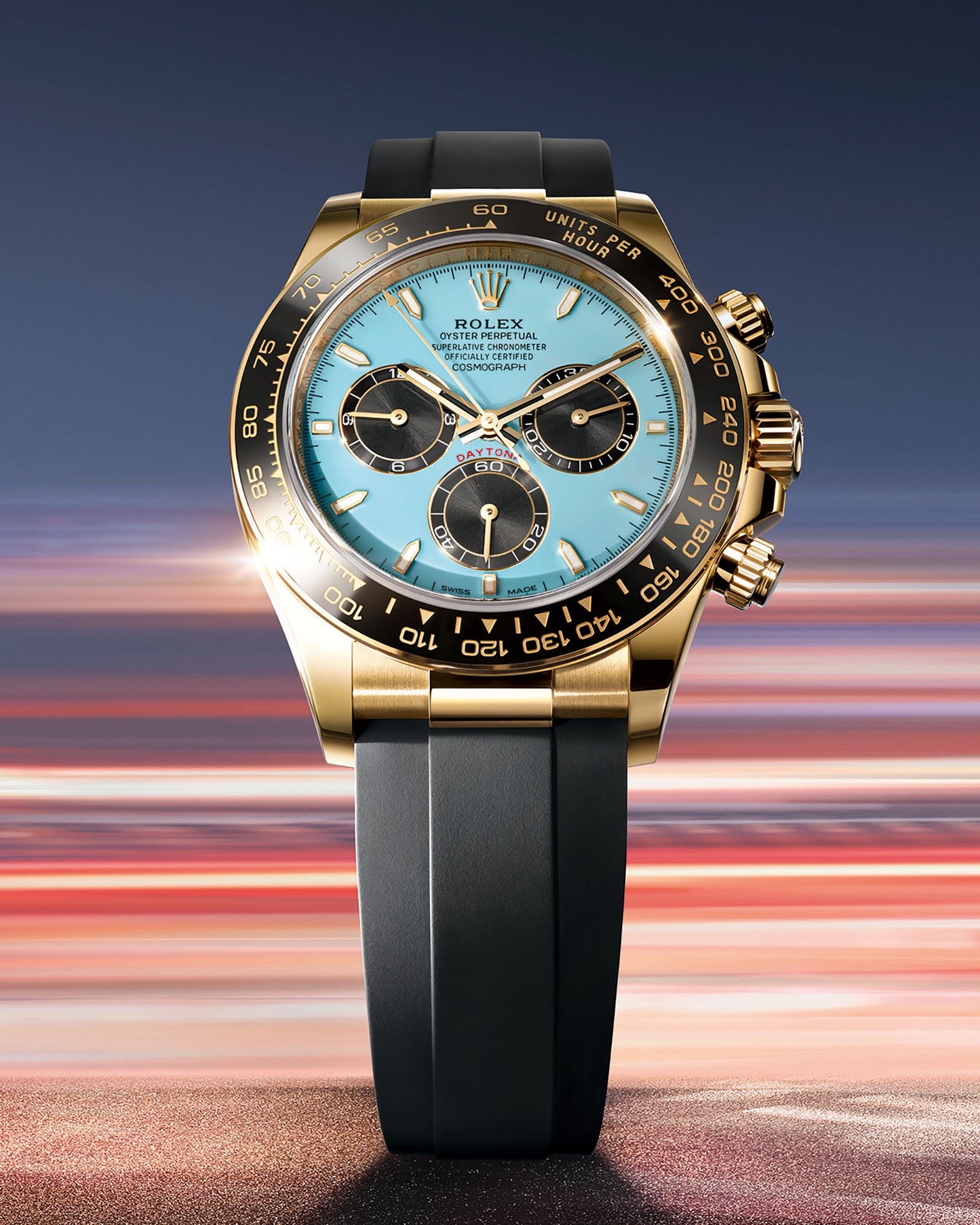 Rolex Cosmograph Daytona Turquoise Blue Dial Men’S Watch