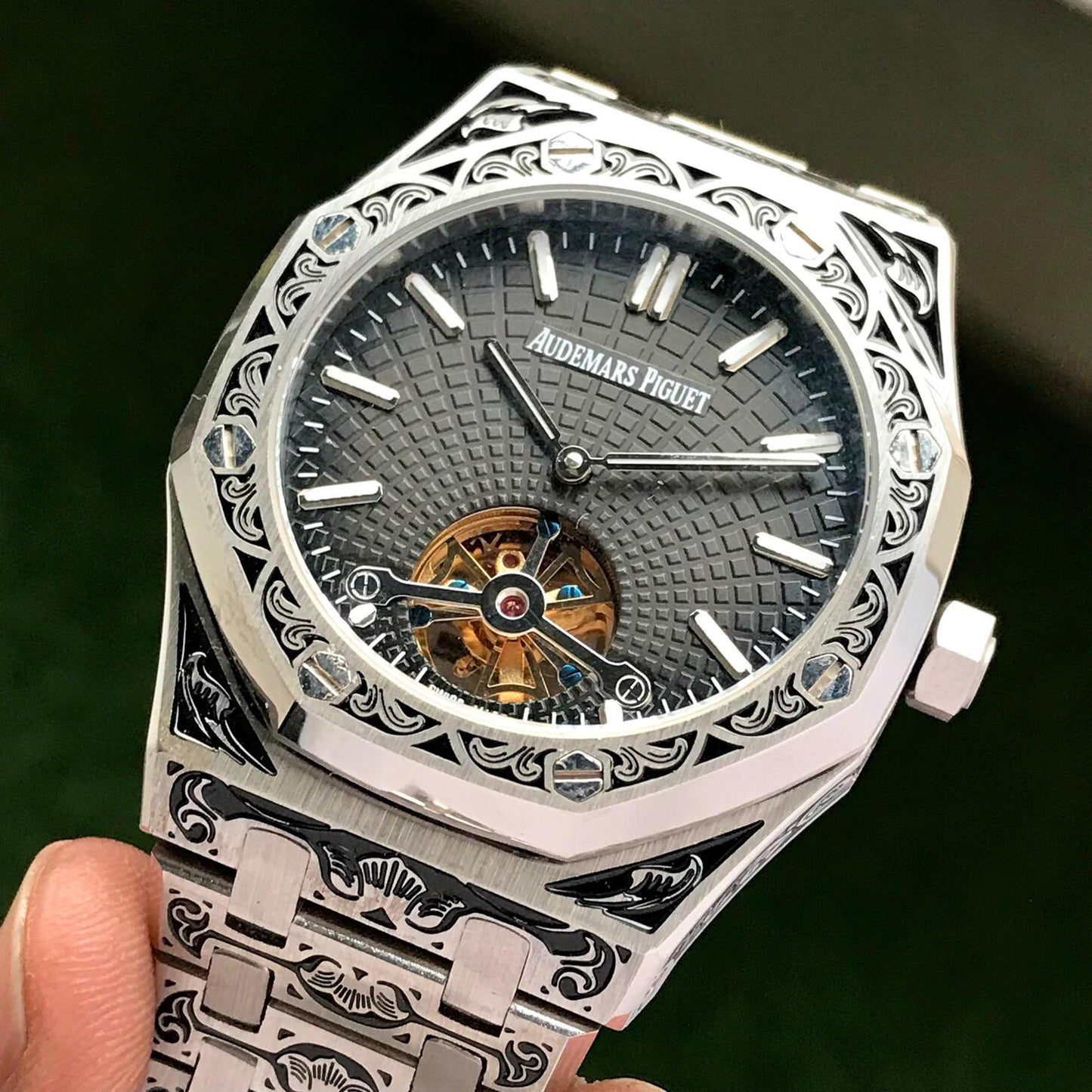 Audemars Piguet Royal Oak Tourbillon – Black Openworked Dial