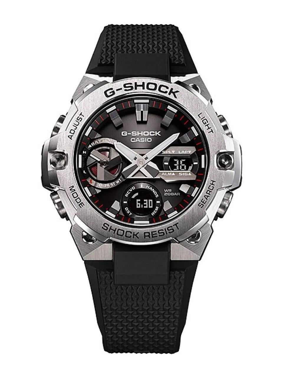 Casio Gshock Gravitymaster GR B100-1A4ER Silver Black Dial Mens Watch