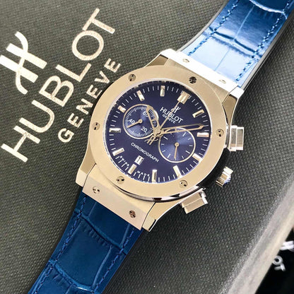 Hublot Classic Fusion Chronograph – Blue Dial | Stainless Steel | Men's Luxury Watch