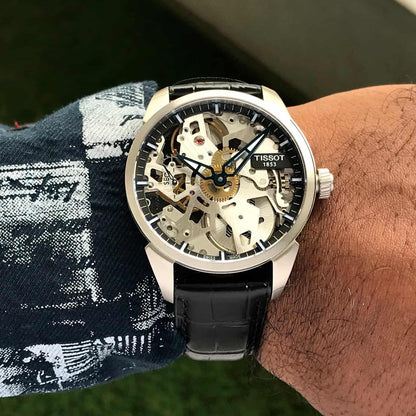 Tissot Squelette Noir – Mechanical Skeleton Masterpiece