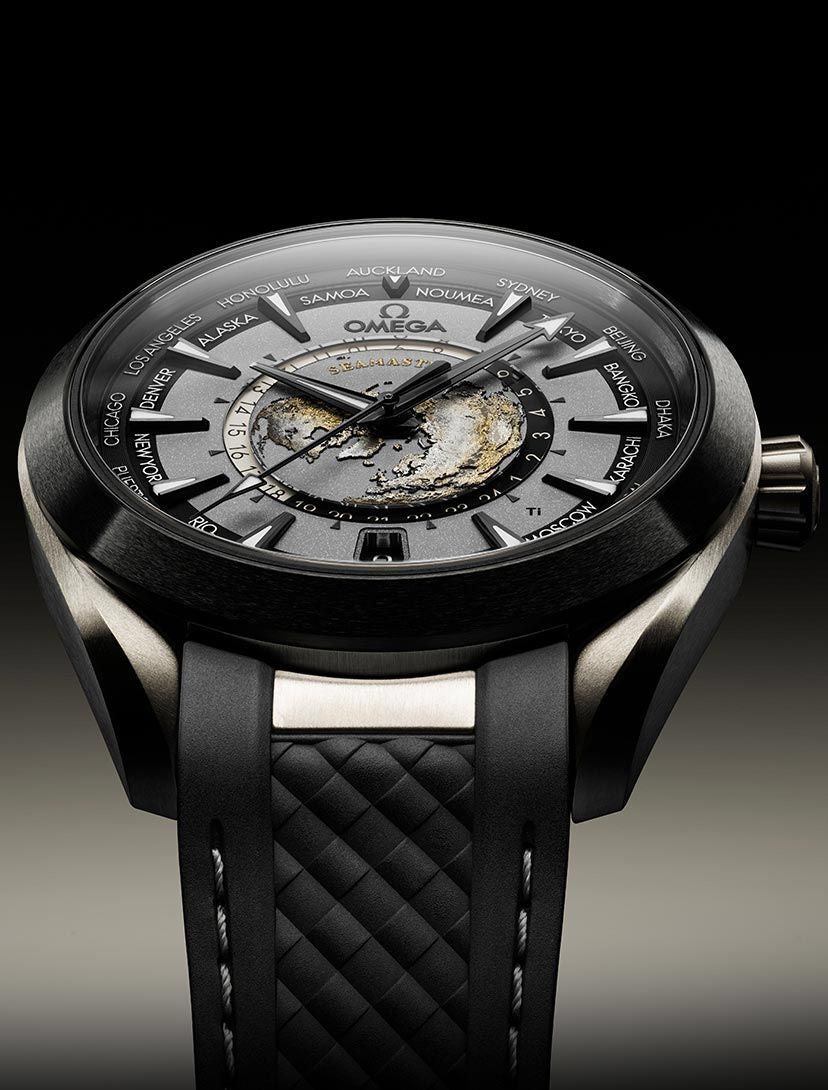 Omega Seamaster Worldtimer TerraLux – Black Rubber Edition