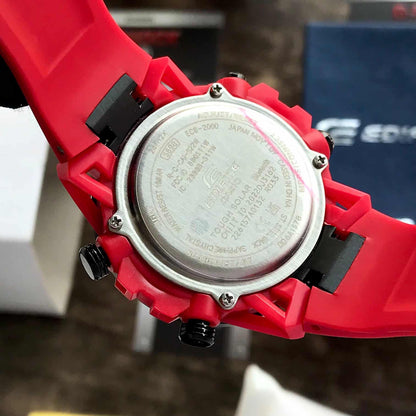 Casio Edifice Redline Sync – Tough Solar Bluetooth Edition
