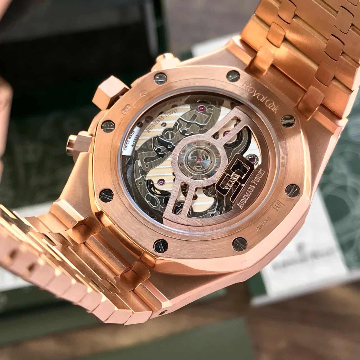 Audemars Piguet Royal Oak Chronograph – Rose Gold Green Dial Edition