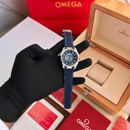 Omega Seamaster Aqua Terra Worldtimer – Blue Globe Edition