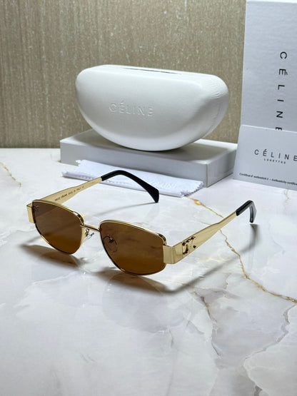 CÉLINE Gold Frame Sunglasses