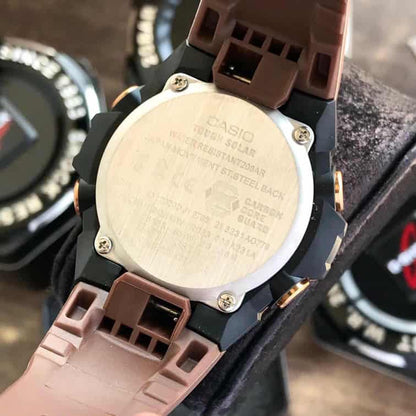 Casio Gshock Gravitymaster GR B100-1A4ER Rosegold Dial Mens Watch