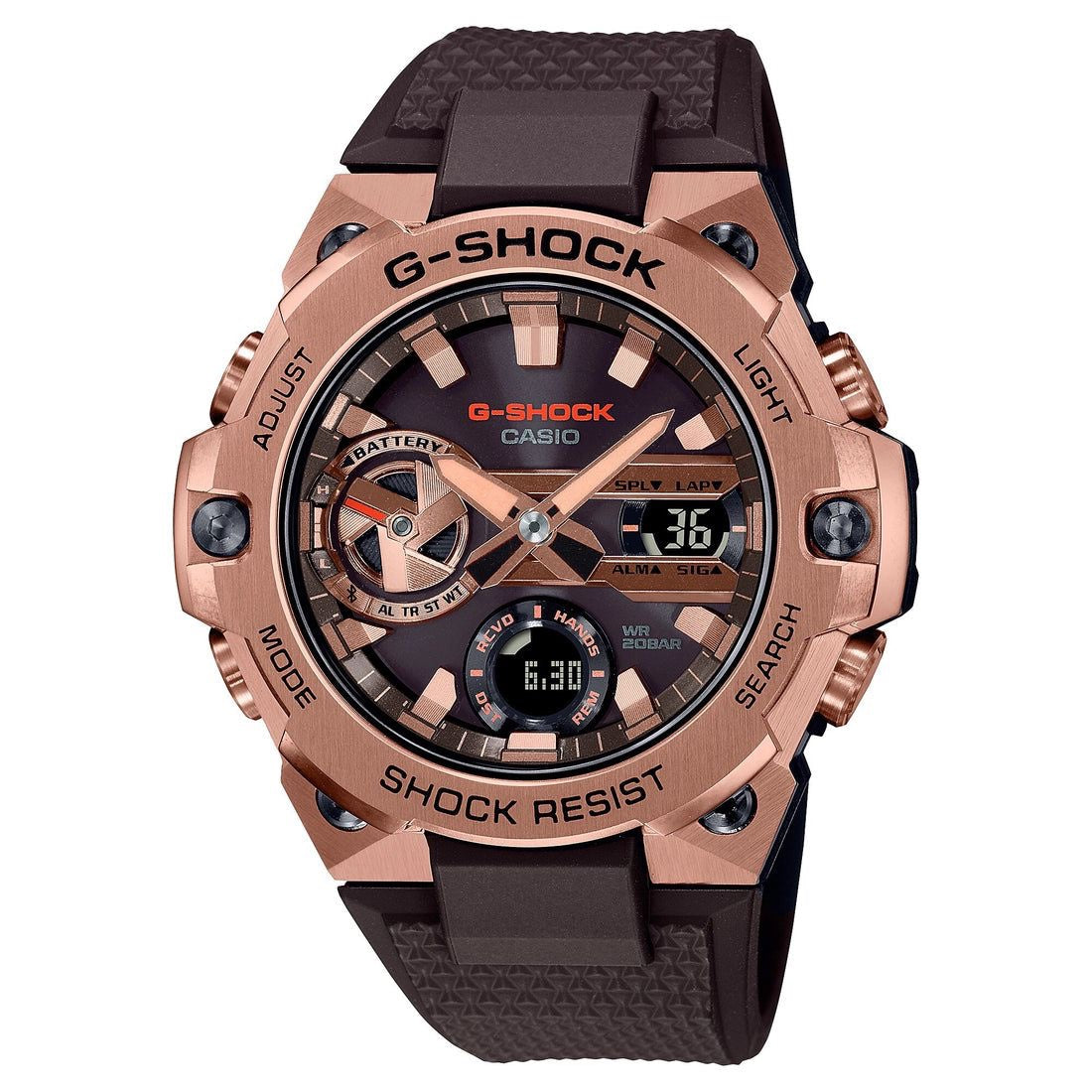 Casio Gshock Gravitymaster GR B100-1A4ER Rosegold Dial Mens Watch