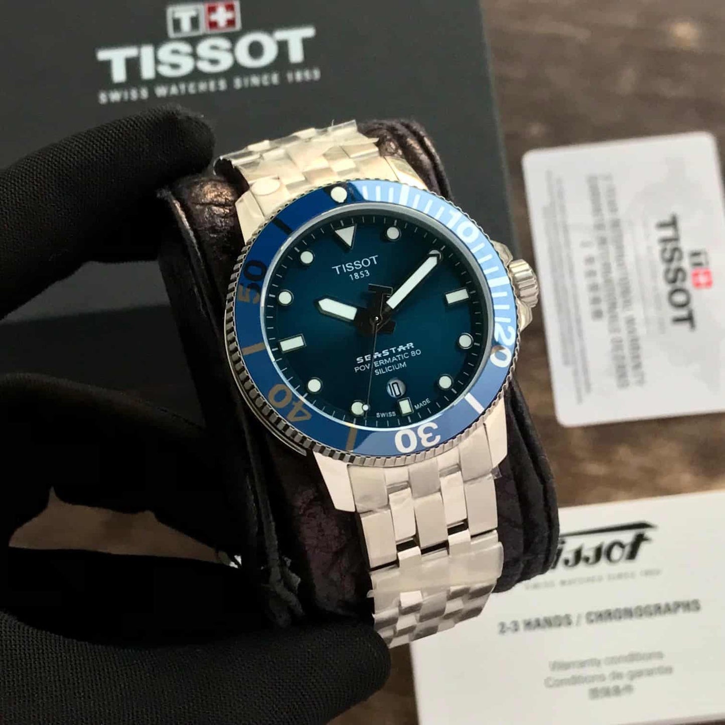 Tissot Seastar AbyssBlue – Powermatic 80 Silicium Edition