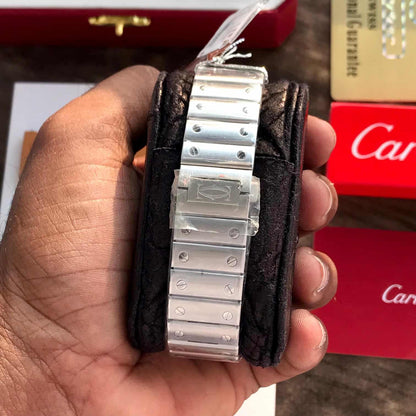 Cartier Santos Bleu – Automatic Steel Icon