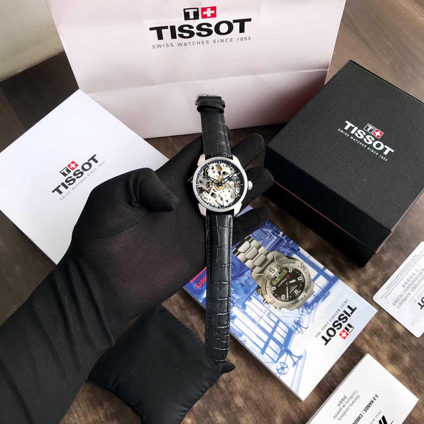 Tissot Squelette Noir – Mechanical Skeleton Masterpiece