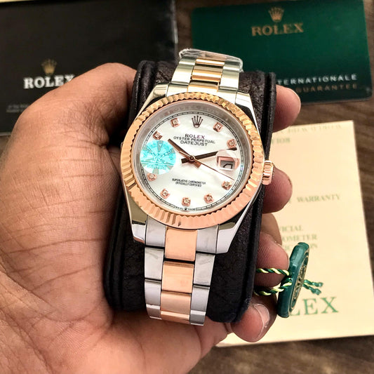 Rolex Date Just 41 Stainless Steel Japanese Automatic Mens Watch