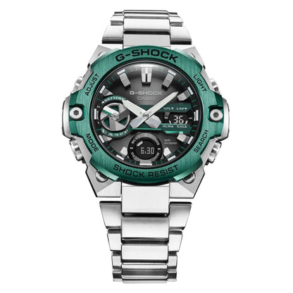 Casio Gshock G-Steel GST-B400 Stainless Steel Green Dial Men’s Watch