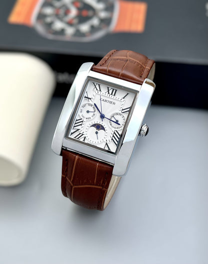Cartier Tank Moonphase Multi-Function Watch