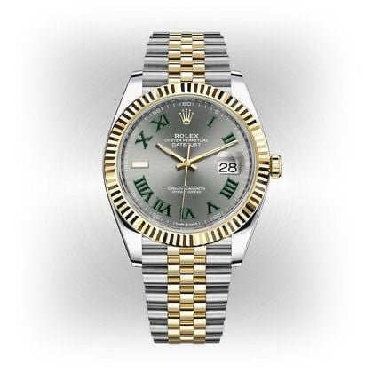 Rolex Date Just 41 Two Tone Automatic Mens Watch