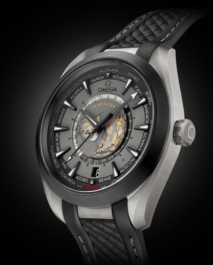 Omega Seamaster Worldtimer TerraLux – Black Rubber Edition