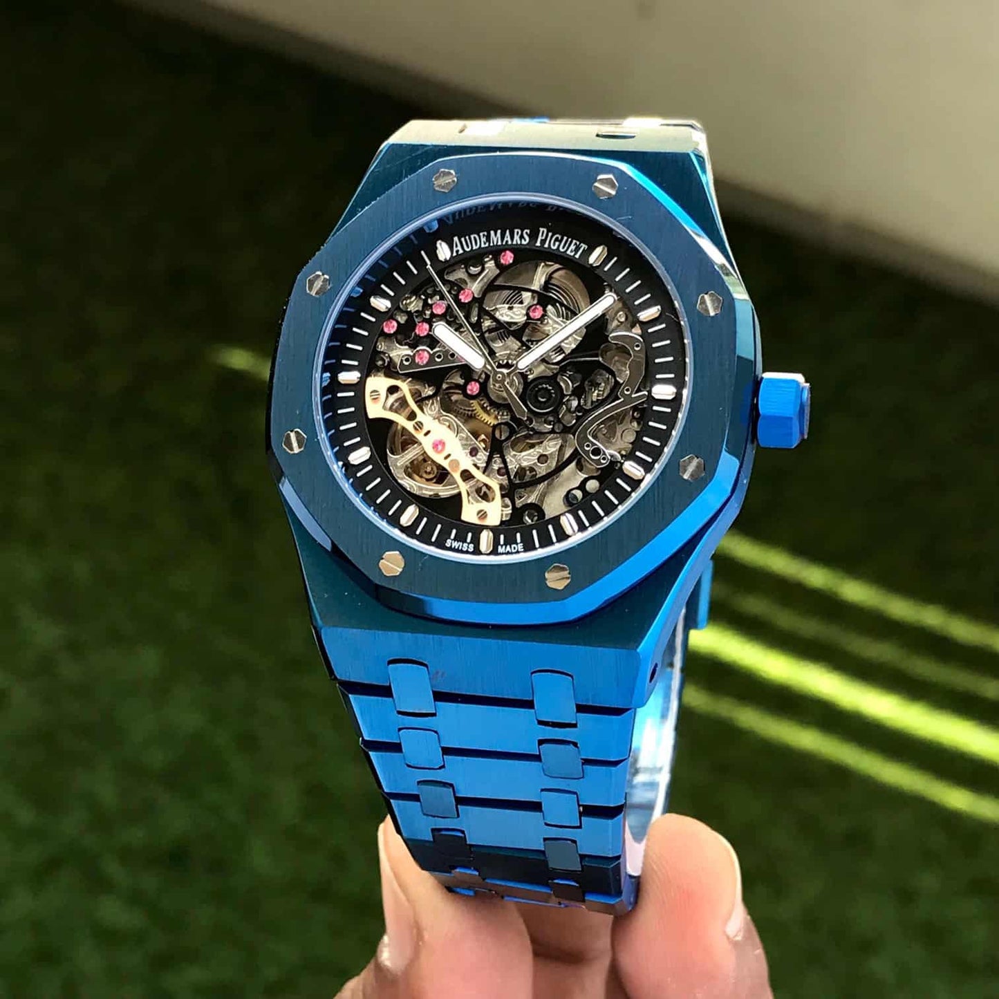 Audemars Piguet Royal Oak Double Balance Wheel Openworked – Blue Skeleton Edition