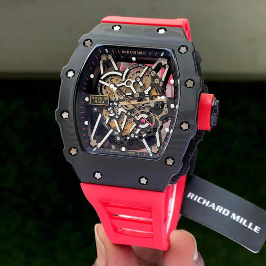 Richard Mille RM 35-02 Rafa Premiums Carbon Body Light Weight Automatic Mens Watch