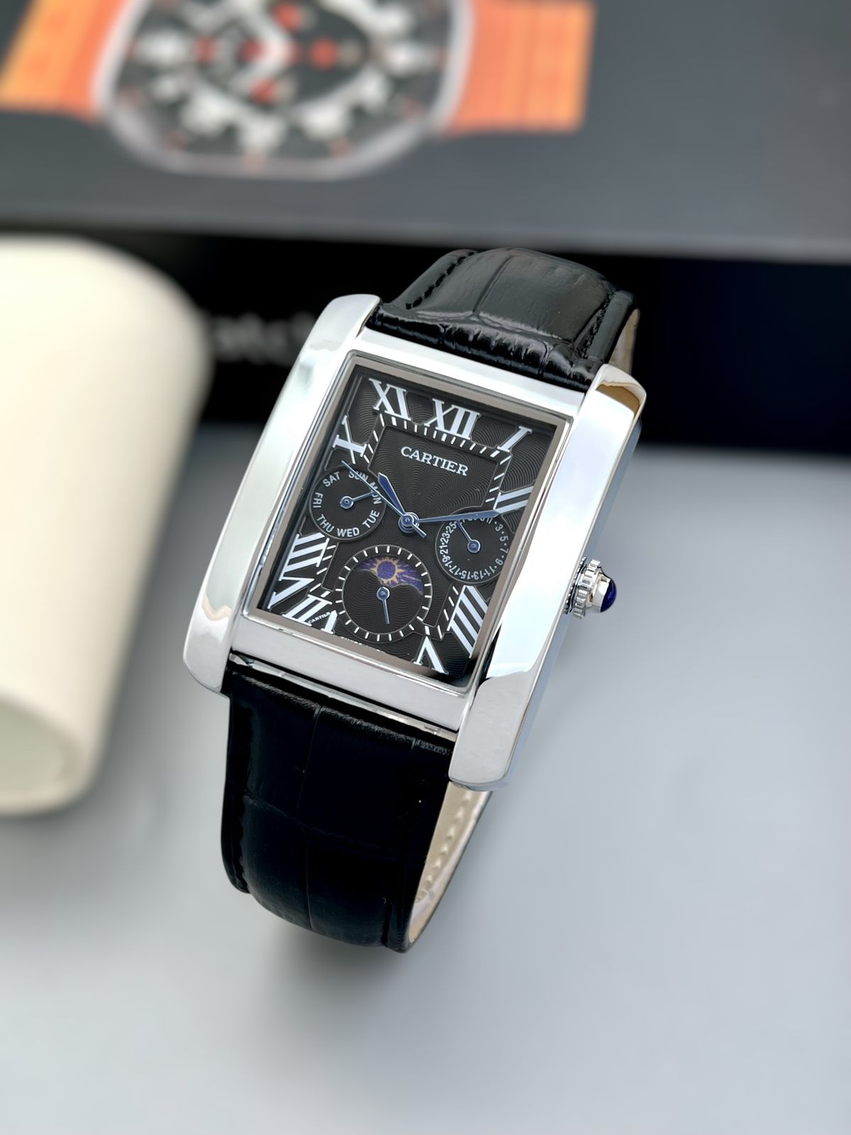 Cartier Tank Moonphase Multi-Function Watch