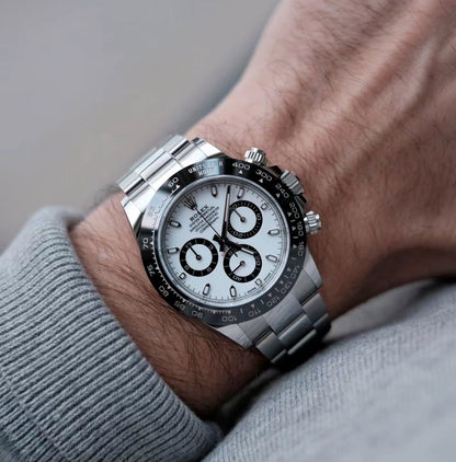 Rolex Cosmograph Daytona – White Dial Steel Chronograph