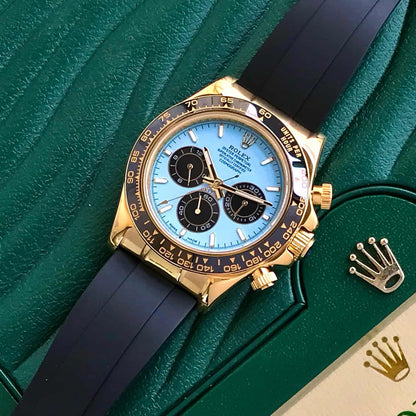 Rolex Cosmograph Daytona Turquoise Blue Dial Men’S Watch