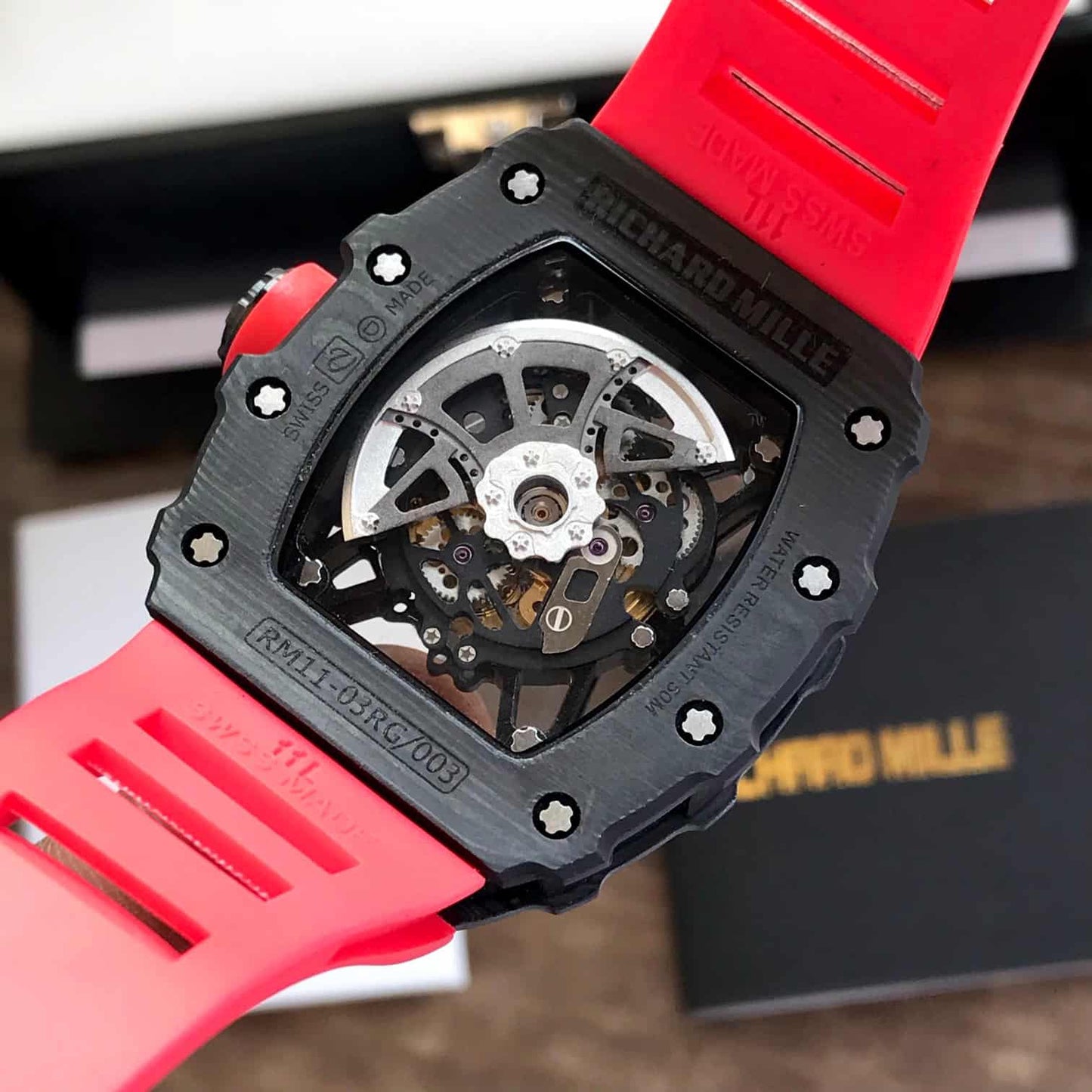 Richard Mille RM 35-02 Rafa Premiums Carbon Body Light Weight Automatic Mens Watch