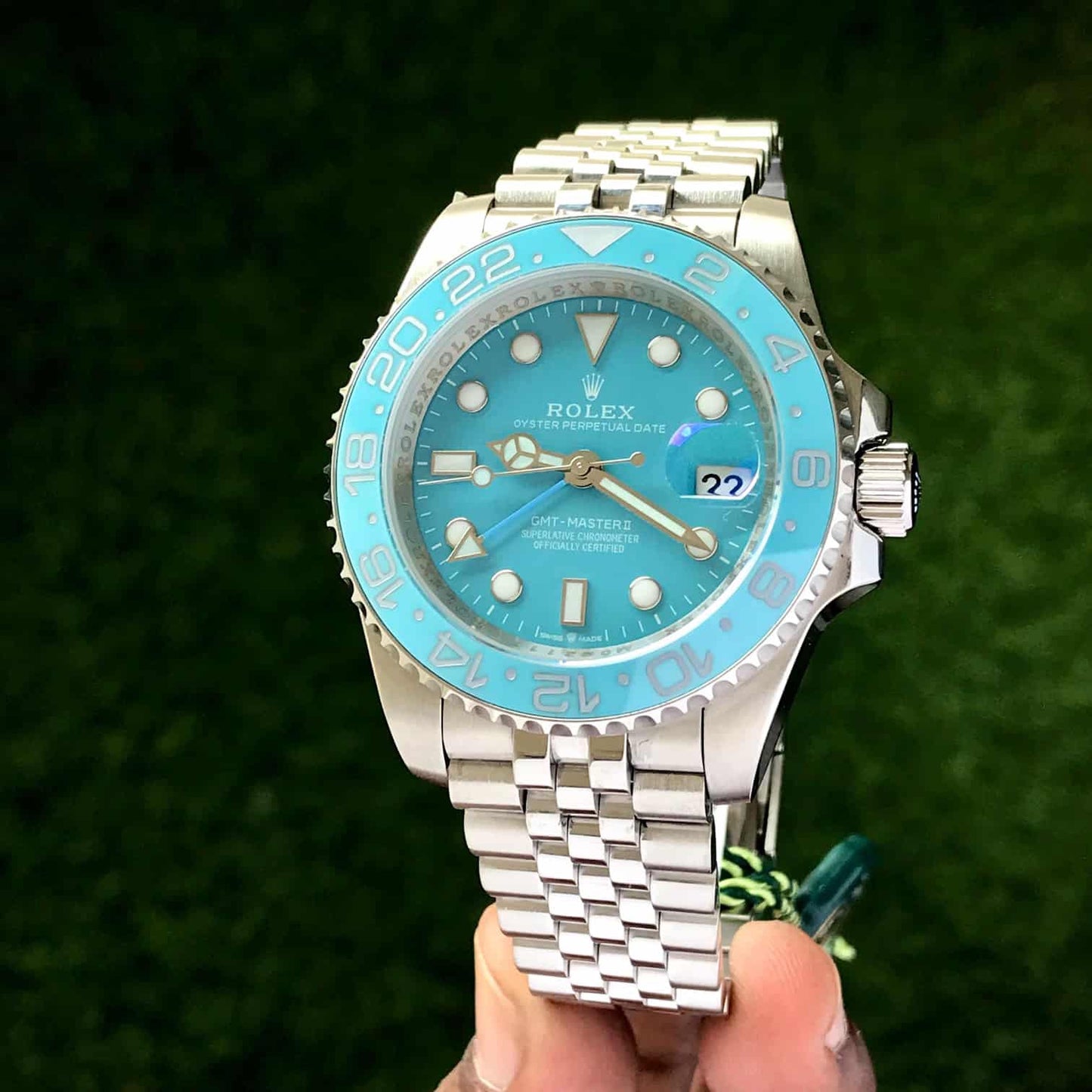 Rolex GMT Master Tiffany Japanese Automatic Mens Watch