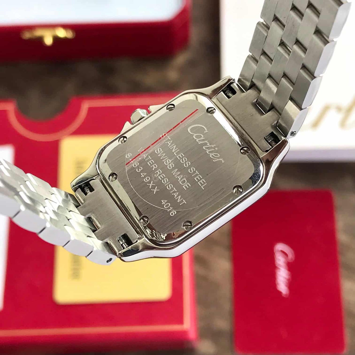 Cartier Tank Lumière – Diamond Bezel Silver Edition