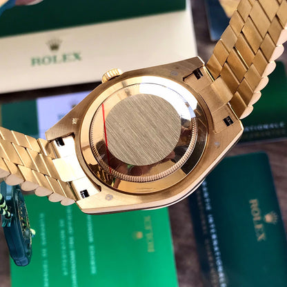 Rolex Day-Date Majestic – Emerald Gold Diamond Edition